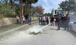 Hastane personeline itfaiyeden yangın güvenliği eğitimi