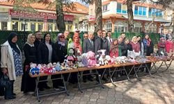 Hüyük'te el emeği göz nuru eserler sergilendi