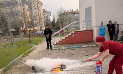 Huzurevinde yangın güvenliği tatbikatı