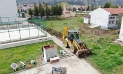 İnönü'de altyapı çalışmaları devam ediyor