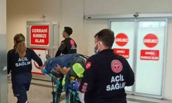 İnşaat iskelesi çökerken bir işçi yaralandı