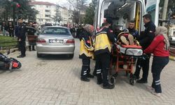 Isparta'da otomobil ve motosiklet çarpıştı: 2 yaralı