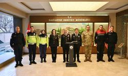 Jandarmadan emniyet müdürlüğüne önemli ziyaret