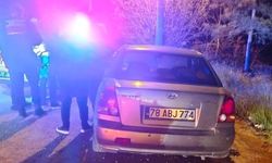 Kaçan sürücü jandarmanın müdahalesiyle yakalandı