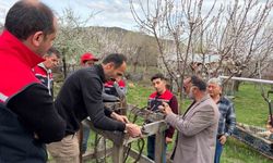 Kağızman'da meyvecilikte eğitim çalışmaları hız kesmeden sürüyor