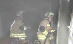 Kahramanmaraş'ta evde çıkan yangın