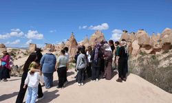 Kapadokya'da öğrenci yoğunluğu