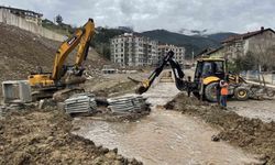 Karabük'te Şiddetli Yağışlar Dereleri Taşırdı