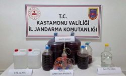 Kastamonu'da kaçak içki baskını: 1 kişi tutuklandı
