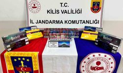 Kilis'te jandarmadan kaçak sigara operasyonu