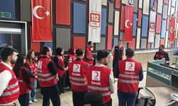 Kızılay gönüllülerine acil çağrı yönetimi eğitimi verildi