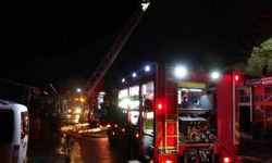 Konya'da lastik iş yerinde yangın: 2 yaralı