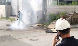 Körfez'de elektrik trafosunda yangın paniği