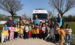 Küçük çocuklara diş sağlığı ve acil durum eğitimi verildi