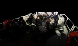 Kuşadası açıklarında 19 düzensiz göçmen tespit edildi