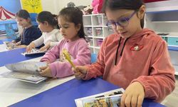 Kütüphaneler Haftası için miniklerden örnek proje