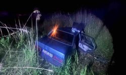 Manisa'da otomobil kanala düştü: 2 ölü, 5 yaralı