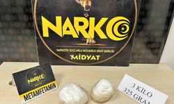 Mardin'de uyuşturucu operasyonunda 3 kilogram metamfetamin yakalandı