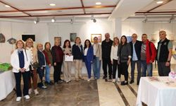 Marmaris'te el sanatları sergisi ziyaretçilerini ağırladı