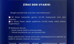 Meteoroloji'den Bingöl için don uyarısı