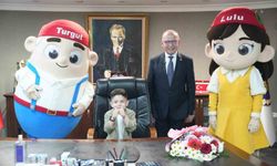 Minik Başkan Çınar Ekrem Ata, Turgutlu'yu yönetti