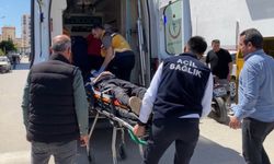 Motosiklet sürücüsü kaza geçirdi