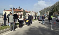 Motosiklet sürücüsünün hakimiyeti kayboldu, ağır yaralandı