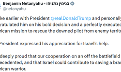 Netanyahu'dan Trump'a İran Operasyonu İçin Tebrik Mesajı