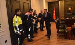 Polis Teşkilatı, Kaymakam Odabaş'ı ziyaret etti