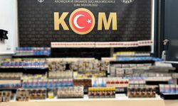 Saman Yükü Olan Tırlarda 5 Bin Paket Kaçak Sigara Yakalandı
