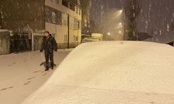 Sarıkamış'ta kış sürprizi: Kar kalınlığı 15 santimetreyi geçti