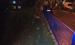 Sarıyer'de yağmur sonrası çöken kaldırıma belediyeden yanıt yok