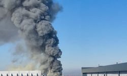 Sincan'da bir fabrikada yangın meydana geldi