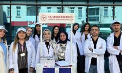 Sinop'ta hemşirelik öğrencilerinden kanser farkındalığı