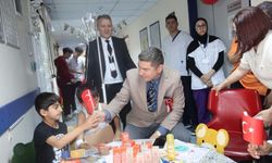 Söke Devlet Hastanesi'nde 23 Nisan coşkusu çocukları sardı