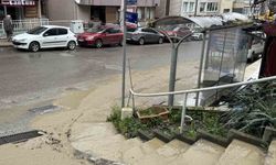 Su Borusunun Patlamasıyla Her Yer Çamur İçinde Kaldı