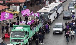 Taraftarlar Kamyon Kasasında Maça Gitti!