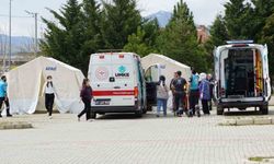 Tatbikatta tabuta canlı canlı girdiler