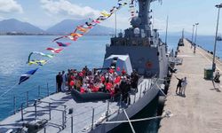 TCG BORA Alanya'da halkın ziyaretine sunuldu