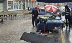 Tekirdağ'da etkili sağanak yağış yaşandı