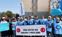 Türk Eğitim-Sen, okullardaki şiddete karşı eylemde