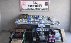 Tuşba'da sahte plaka üreten çeteye operasyon