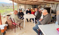 Yangın mağdurlarının geçici barınma alanları denetlendi