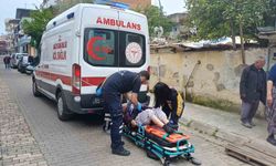 Yaşlı kadının evinin bahçesinde düşmesi, ekipleri harekete geçirdi