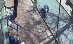 Yayaya çarpmamak için kaza yaptı