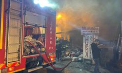 Yozgat'ta hurdacıda yangın kontrol altına alındı