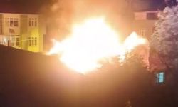 Amasya'da gece meydana gelen yangın tek katlı evi harabeye çevirdi