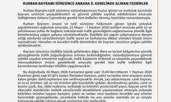 Ankara'da Kurban Bayramı'nda 24 bin güvenlik personeli görev alacak
