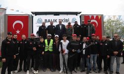 Bafra'da Gökkuşağı Alabalık Yarışması'na büyük katılım