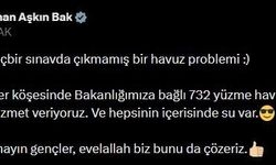 Bakan Bak, Marmaris Belediyesi'nin havuz sorununu eleştirdi